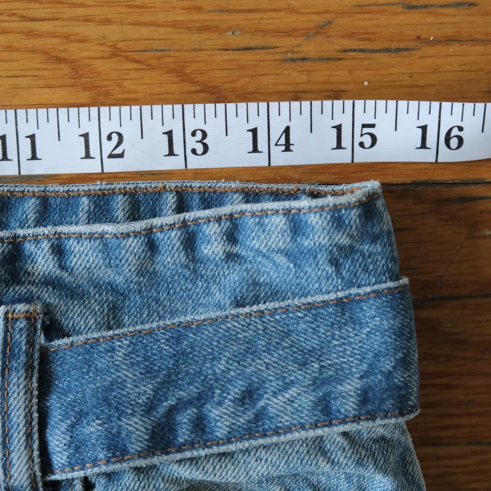 Reformation Cynthia Belted High‎ Rise Straight Jeans Blue Denim 29 Sustainable - Picture 6 of 9
